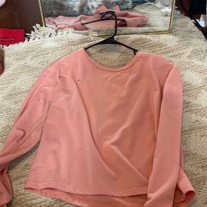 Cute pink crewneck